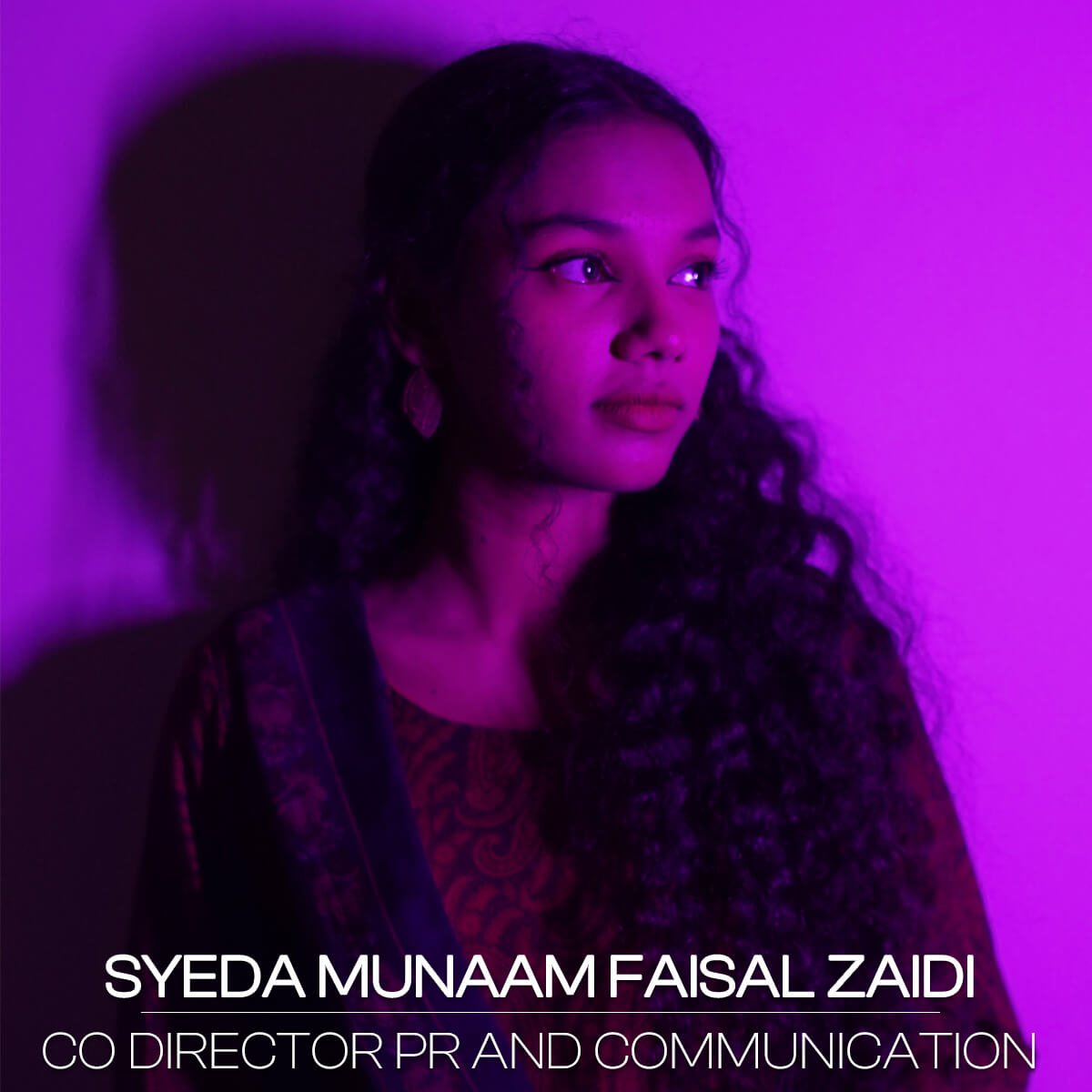 Syeda Munaam Faisal Zaidi